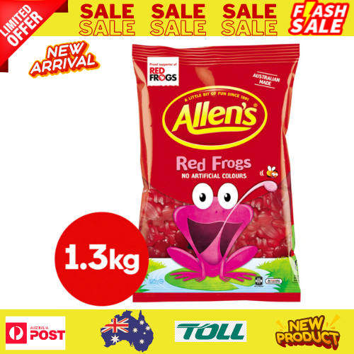 Allen'S Red Frogs Alive Lollies Bulk Bag, 1.3 Kilograms | eBay Australia