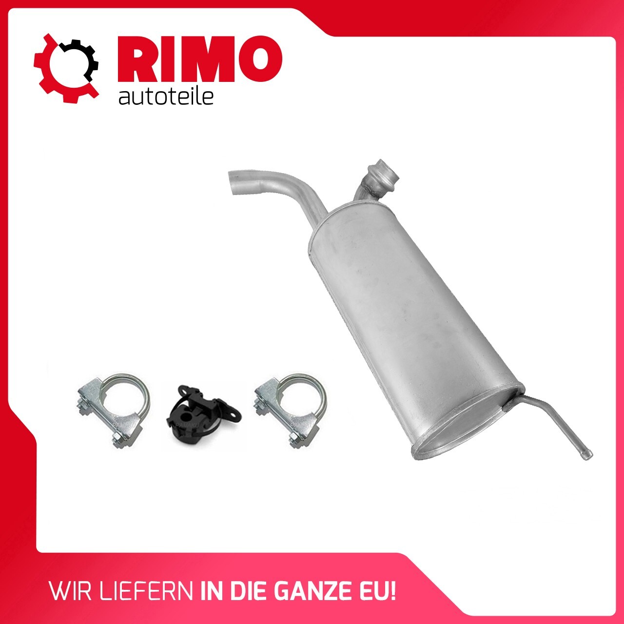 IMASAF Auspuff Mitteltopf/Schalldämpfer Für FIAT STILO 1.4 16V 192