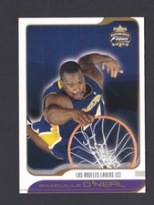 2001/02 FLEER FOCUS BASKETBALL SHAQUILLE O'NEAL CARD/#6/NRMT/LAKERS