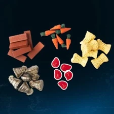 Sleeping Gods Board Game 3-D Realistic Resources by Red Raven Games