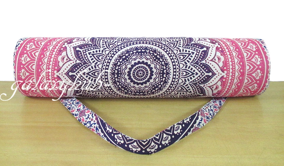 20 piezas Venta al por mayor Lote Bolsa de yoga Estera de ejercicio Bolsas portadoras con correa para el hombro Foto 4 de 4