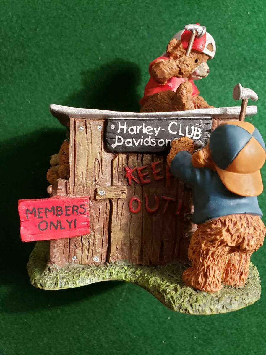 1997 HARLEY-DAVIDSON LITTLE CRUISERS FIGURINE HARLEY CLUB HOUSE