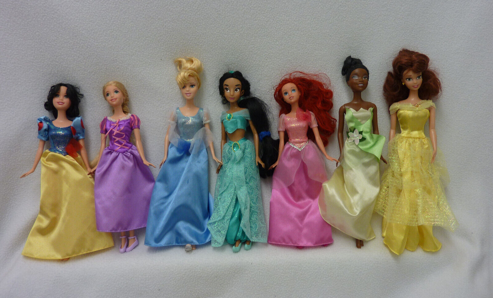 Lot Of 7 Some Mattel Some Disney Store 11" To 12.5" Tall