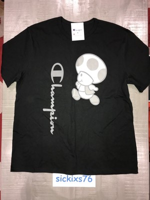 CHAMPION x SUPER MARIO BROS. Heritage Men's Tee 'Toad' Size XXL