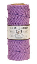 LAVENDER Hemp Cord 20 1mm from Hemptique 100 Natural String Jewelry Crafts