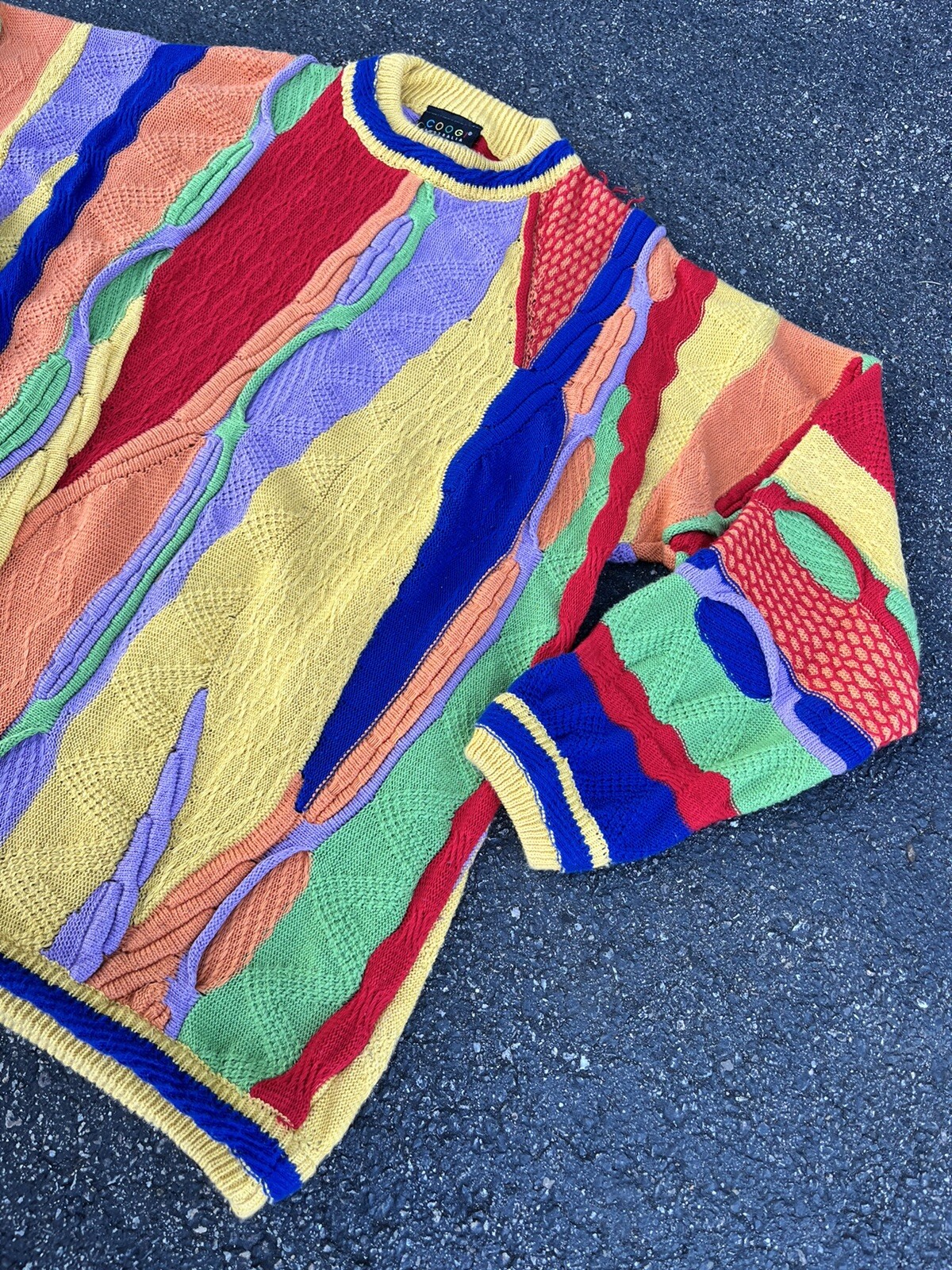 COOGI Australia Colorful 3D Knit Cotton 