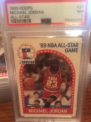 1989 NBA Hoops All Star Michael Jordan #21 PSA 7 NM | eBay