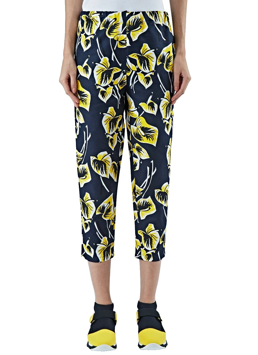 Marni Floral Regular Size Pants for Women