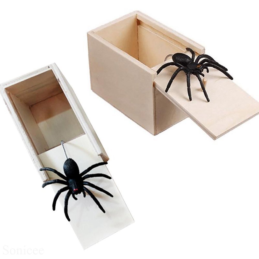 Scherz-Spinnen Set 2-teilig - Realistische Prankspinnen Für Halloween & Streiche