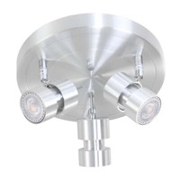 Spotrondell Deckenleuchte Spotlampe Led Dimmbar Strahler Schwenkbar 3-Flammig