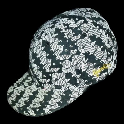 GENUINE by Djinns * 60-61cm, 7 5/8 * Snapback Cap Trucker LOGOS * Black White