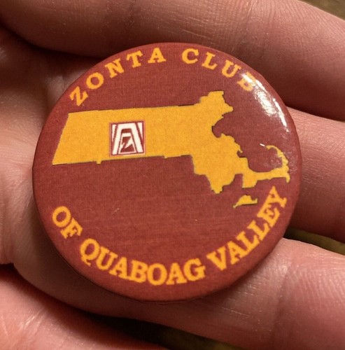 Prendedor De Colección Zonta International Civic Club of Quaboag Valley Massachusetts MA C18 - Imagen 10 de 10