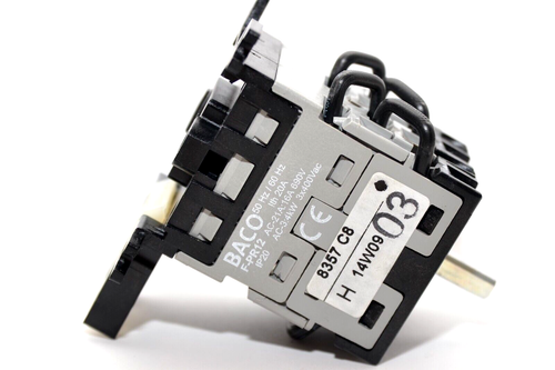 PR12 Voltmeter-Sschalter mit 0-Stellung von BACO NDF03, Voltmeter Switch, NOS - Picture 6 of 9