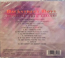 516 BACKSTREET BOYS     WITH CASE    SUPERSTAR KARAOKE CDG DISC