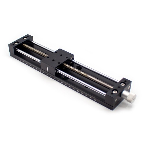 Precision Spring Slide 40x60MM Mini Precision Guide Slide X-Axis Manual Slide Stroke 200MM w ...