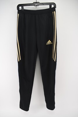 adidas Mens Tiro 17 Climacool Joggers Track Pants Black Gold Size S | eBay