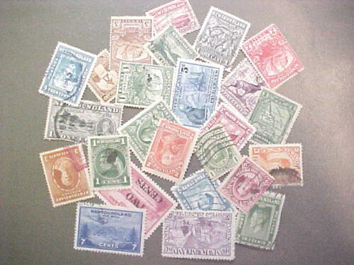 25 DIFFERENT NEWFOUNDLAND STAMP COLLECTION - LOT - 第 1/1 張圖片