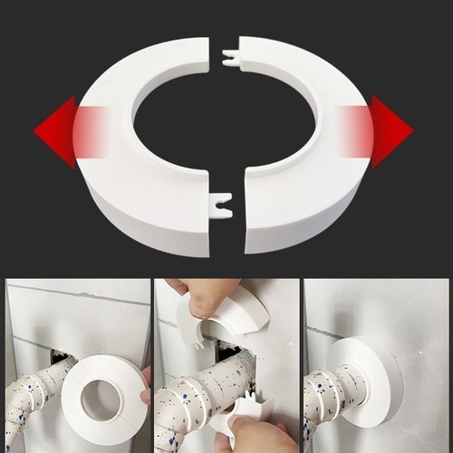 Plating Drain Pipe Cover Adjustable Pipe Wall Covers Faucet Decor Kitchen