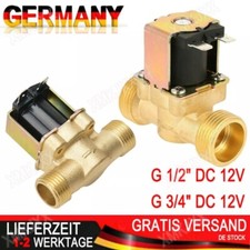 Wasser Magnetventil 3/4 1/2 Zoll N/C DC12V Elektrisch für Haushalt und Industrie