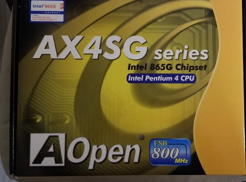 AOpen AX4SG-UN - Motherboard - ATX - i865G - Socket 478 - UDMA100,SATA. 91.8AT10 - Image 2 of 3