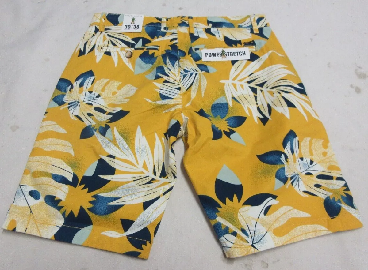 Yellow sales flower shorts