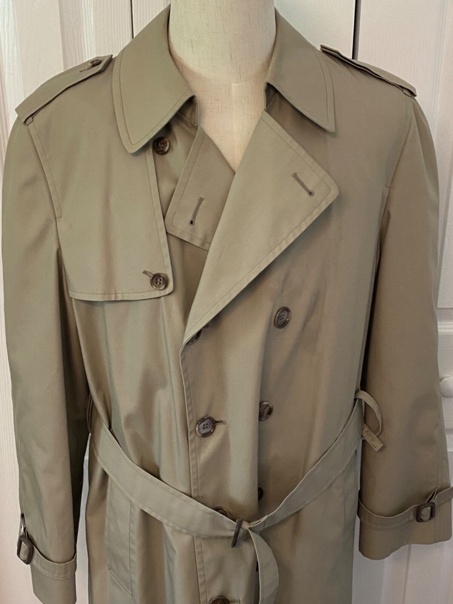 Vintage LONDON FOG Men's 40 Reg - Double Breasted Trench Coat