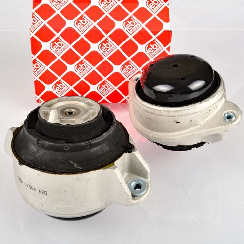 2x FEBI 07960 Engine Mount Hydro Bearing for MERCEDES W140 C140 R129 OE: A1402402217