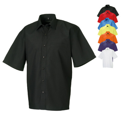 KURZARM-HEMD FÜR HERREN Pflegeleicht S M L XL XXL XXL 3XL 4XL NEU Russell Z935
