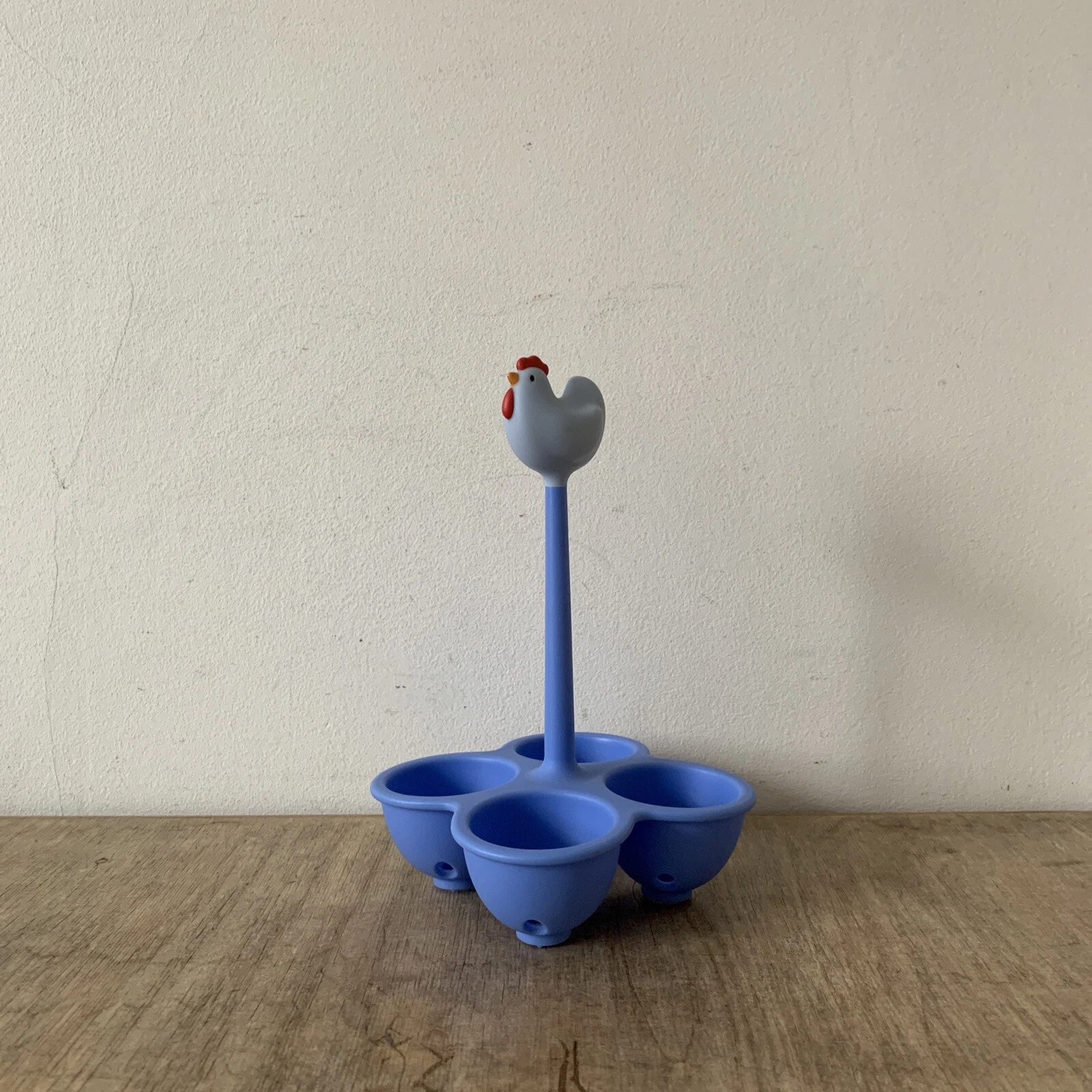 Alessi Coccodandy Cooking Boiler Egg Basket Stefano Giovannoni 1998 Blue