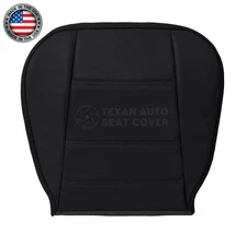 2000 Ford Mustang V6 5-Speed Driver Bottom Leather Replacement Seat Cover Black