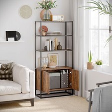 Libreria A 3 Ripiani HOMCOM Con Ruote – Scaffale Metallico Bianco, Mobile E Versatile Per Camera, Soggiorno O Ufficio