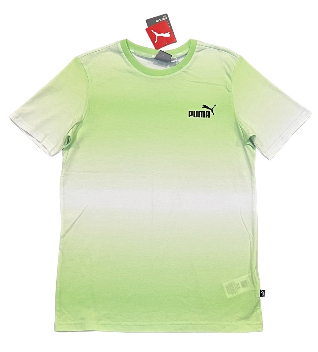 Puma Power Summer Fading Crewneck Short Sleeves Tie Dye Graphic