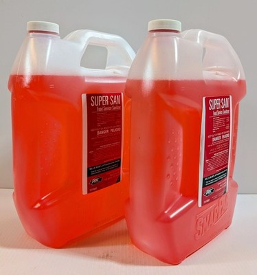 1111697 Food Service Sanitizer Restaurant Kitchen Cleaner 2 Gallon