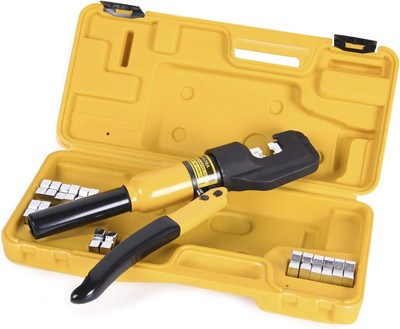 10 Tons Hydraulic Crimping Tool Battery Cable Lug Terminal Crimper With