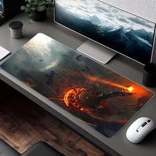 Game Mouse Pad, Oversized Mouse Pad, Anti-skid Mouse Pad for Home and Office,