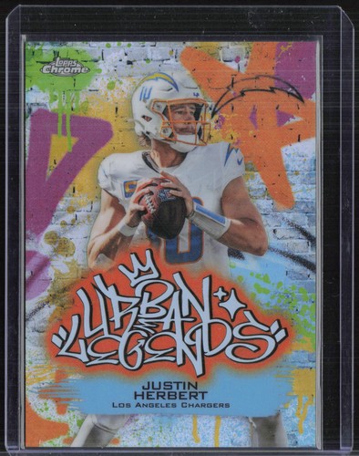 2025 Topps Chrome Justin Herbert Base (RAW)
