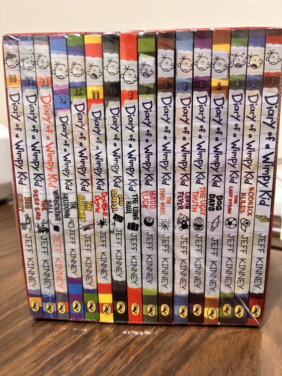 Diary Of A Wimpy Kid 1-16 Boxed Set For Kids 16 Books Complete