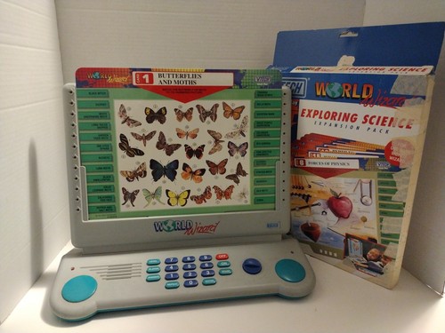 VTech World Wizard Learning System w/ 20 Double-Sided Cards Tested Works 1992 - Picture 1 of 13