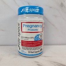 Life Space Pregnancy Probiotic 25.5 Billion CFU 50 Capsules Exp 05/2025