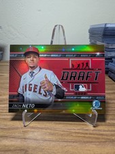 2022 Bowman Draft - Zach Neto Bowman Draft Night Gold Refractor 30/50 #BDN-3