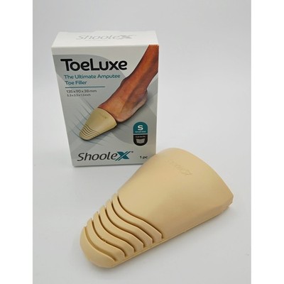 Shoolex ToeLuxe Amputee Toe Filler Small Beige PU Foam Cut-to-Fit Shoe Insert