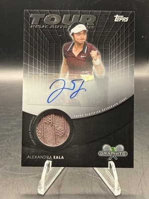 2026 Topps Graphite #TRA-AEA Alexandra Eala Tour Relic Autographs