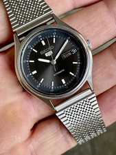 Vintage Seiko 5 Automatic 6309 Mens 17 Jewel's Wrist Watch Japan Made