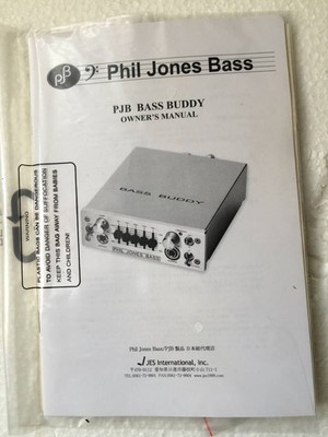 ベース PHILL JONES BASS PJB BASS BUDDY PJB/PHIL JONES BASS BASS BUDDY Bass preamp | eBay