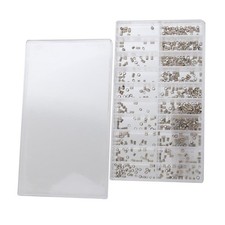 500Pcs 1.5-2.52mm Watch Case Crown Tube Assortment Watchmaker Repair Accessories