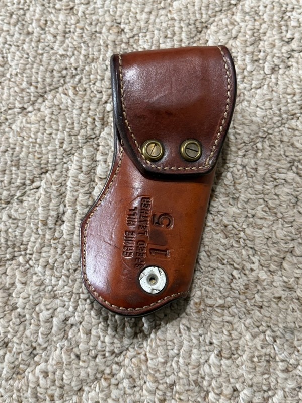 Ernie Hill Speed Leather Brown Competition Holster "#1 Cant 5" 1911 Model 666