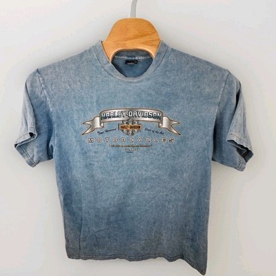 Harley Davidson Shirt Mens Large VTG 2000 USA Lebanon Pa Whites Biker Motorcycle