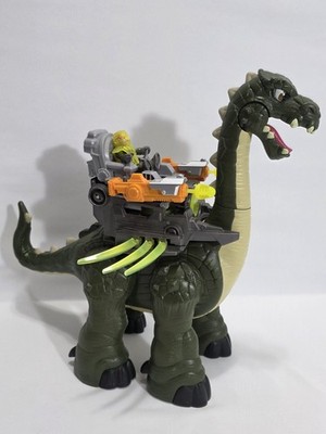 Fisher-Price Imaginext MEGA APATOSAURUS Animated Dinosaur Complete & Working