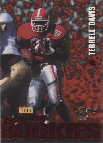 Terrell Davis College #33 Georgia Bulldogs Signed 8