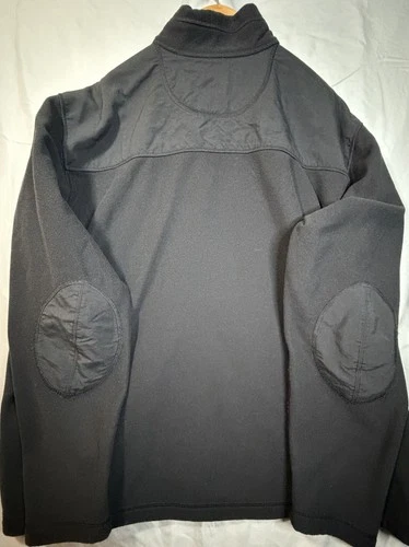 Carhartt Men’s Black Fleece Full Zip Jacket Zipped Pockets 2XL Reg 102838 image 7